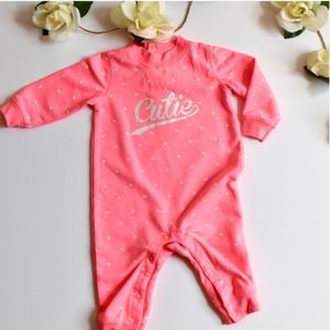Carter's | One Piece "Cutie" Jumpsuit 6M